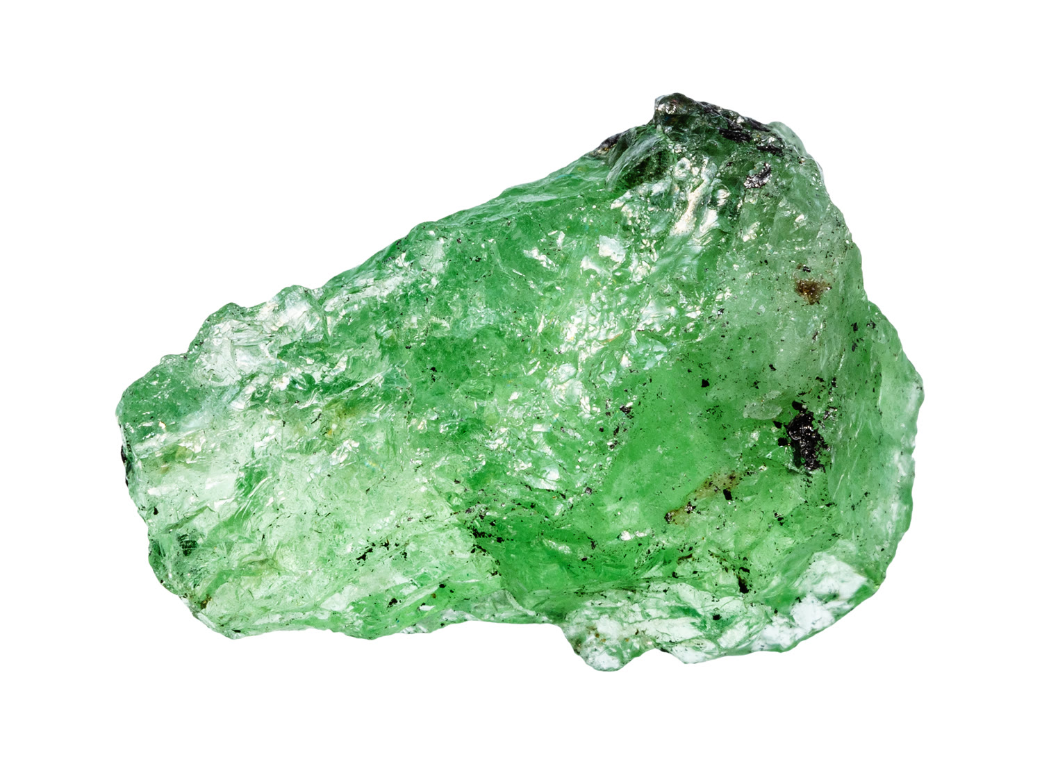 Tsavorite — rough crystal